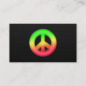 Slank vredesbord visitekaartje (Achterkant)