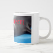 Slank Zee leeuw heeft koffie nodig! Grote Koffiekop (Rechts)