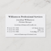 Slank zilver met Paarse Visitekaartjes (Achterkant)