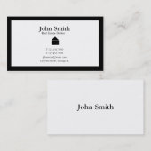 Slank zwart II Visitekaartje (Voorkant / Achterkant)
