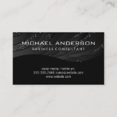 Slank zwart | Technische achtergrond Visitekaartje (Achterkant)