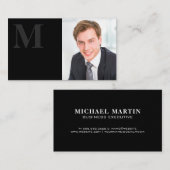 Slank zwart | Uitvoerend | Visitekaartje (Voorkant / Achterkant)
