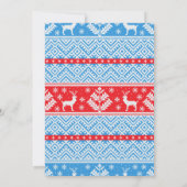 Slank zweet kerstfeest rendiertje kerstboom kaart (Achterkant)