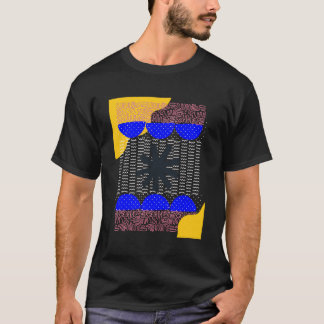 Slanke Abstracte kunst op grafische ontwerpen Mode T-shirt