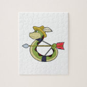 Slanke als Archer met Bow & Arrow Legpuzzel (Verticaal)