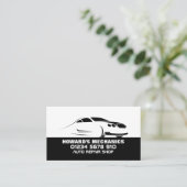 Slanke auto Logo, auto monteur & reparaties Visitekaartje (Staand voorkant)