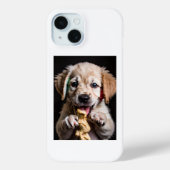 Slanke Bescherming Witte iPhone15 Hoesje (Achterkant)