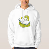 Slanke bij lezen boek hoodie (Voorkant)