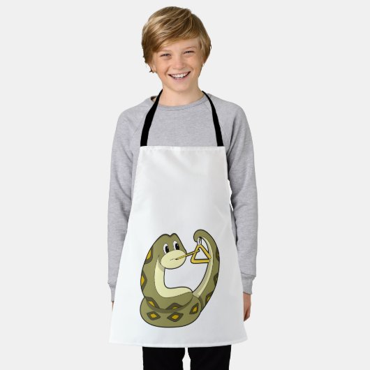 Slanke bij Muziek met Triangle.PNG Schort (Gedragen)