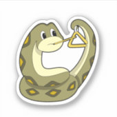 Slanke bij Muziek met Triangle.PNG Sticker (Voorkant)