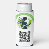 Slanke blikje koozie (Seltzer Voorkant)