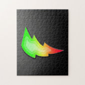 Slanke bliksemschicht legpuzzel (Verticaal)