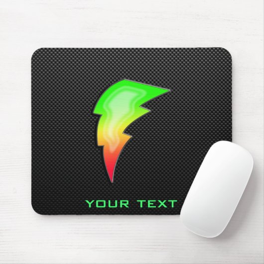 Slanke bliksemschicht muismat (Met muis)