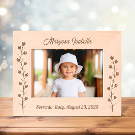 Slanke bloemen Stalk 7x5 Gegraveerde Lijstjes