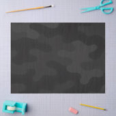 Slanke Camo Deep Black Donkere Houtskool Tonen Mod Tissuepapier (Craft)
