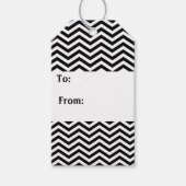 Slanke Chevron cadeau Labels Cadeaulabel (Voorkant)