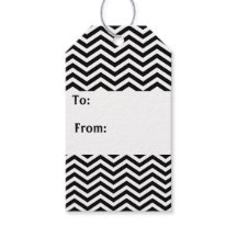 Slanke Chevron cadeau Labels
