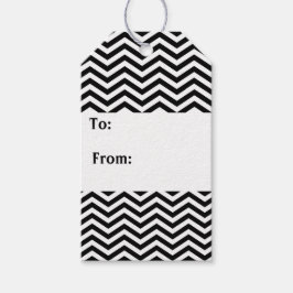 Slanke Chevron cadeau Labels Cadeaulabel