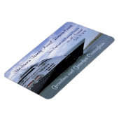 Slanke Cruise Ship Bow Stateroom Deurmarkering Magneet (Linkerzijde)