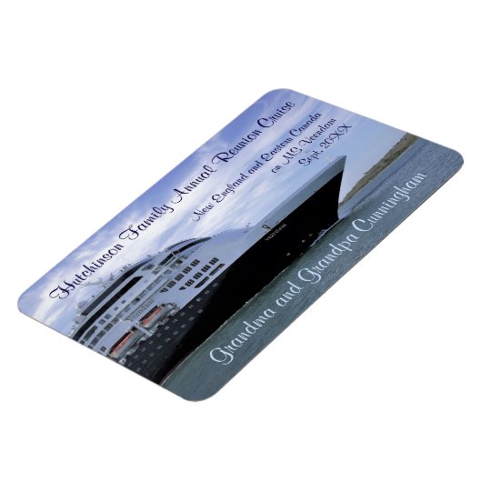 Slanke Cruise Ship Bow Stateroom Deurmarkering Magneet (Linkerzijde)