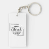 Slanke design keyring sleutelhanger (achterkant)