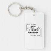 Slanke design keyring sleutelhanger (Voorkant)