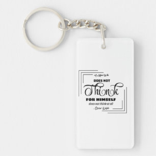 Slanke design keyring sleutelhanger