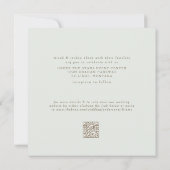 Slanke & Eenvoudige Moderne Vierkante Lichte Wijze Kaart (Achterkant)