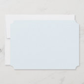 Slanke en eenvoudige fotozwangerschapsaankondiging kaart (Achterkant)