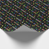 Slanke en heldere multi-kerstverlichting cadeaupapier (Hoek)