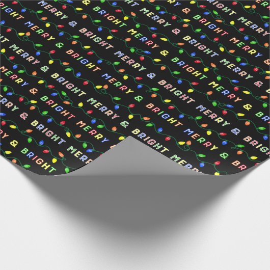 Slanke en heldere multi-kerstverlichting cadeaupapier (Hoek)