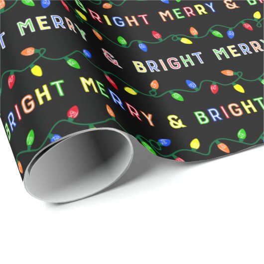 Slanke en heldere multi-kerstverlichting cadeaupapier (Rol Hoek)