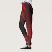 Slanke gesmolten lava print leggings (Links)