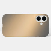 Slanke Golden Ombre – iPhone 16 Hoesje (Achterkant (horizontaal))