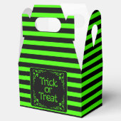 Slanke groene Trick or treat Favor Box Bedankdoosjes (Geopend)