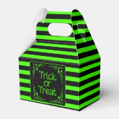 Slanke groene Trick or treat Favor Box Bedankdoosjes (Voorkant Zijde)