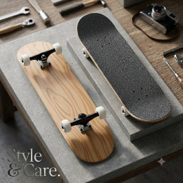 Slanke Houten Structuur Skateboard voor Straatstij