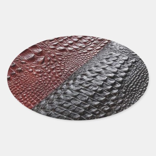 Slanke huidlook ovale sticker (Voorkant)