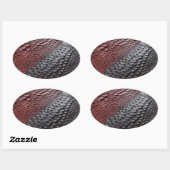 Slanke huidlook ovale sticker (Vel)