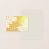 Slanke  kant bruiloft bedankt folie kaarten (Display)