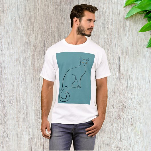 Slanke Kattechets T-shirt