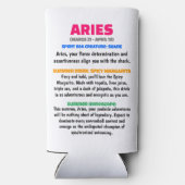 Slanke Koelbox Haai Ram Zodiac Seltzer Blikjeskoeler (Achterkant)