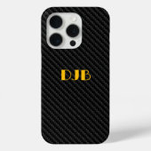 Slanke koolstofvezel weven textuur, modern Case-Mate iPhone case (Achterkant)