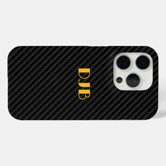 Slanke koolstofvezel weven textuur, modern Case-Mate iPhone case (Achterkant (horizontaal))