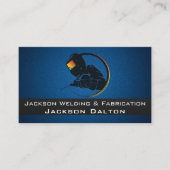 Slanke lasser Metalen Fabricator Metaalwerk Visitekaartje (Voorkant)