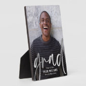 Slanke lijnen Afstuderen Keepomwille Desktop Plaqu Fotoplaat (Zijkant)