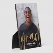 Slanke lijnen Afstuderen Keepomwille Desktop Plaqu Fotoplaat (Zijkant)