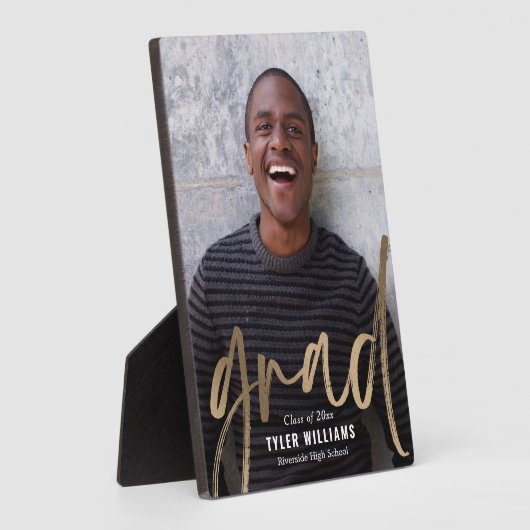 Slanke lijnen Afstuderen Keepomwille Desktop Plaqu Fotoplaat (Zijkant)