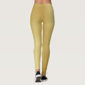 Slanke Look Zachte Gouden Gradiënt Leggings (Achterkant)