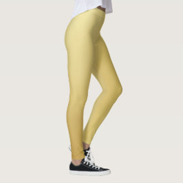 Slanke Look Zachte Gouden Gradiënt Leggings